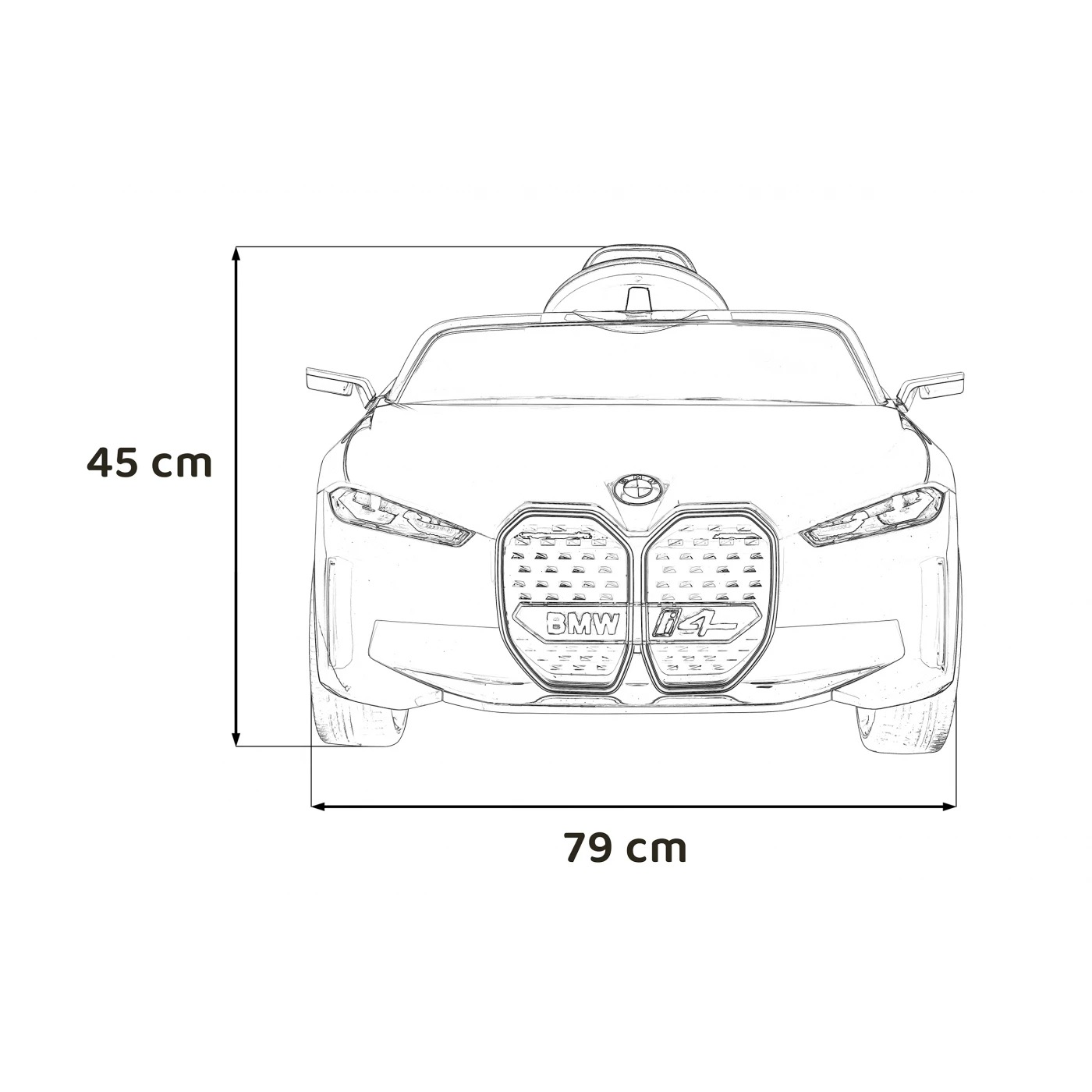 Электроавтомобиль Ramiz BMW I4 12 В
