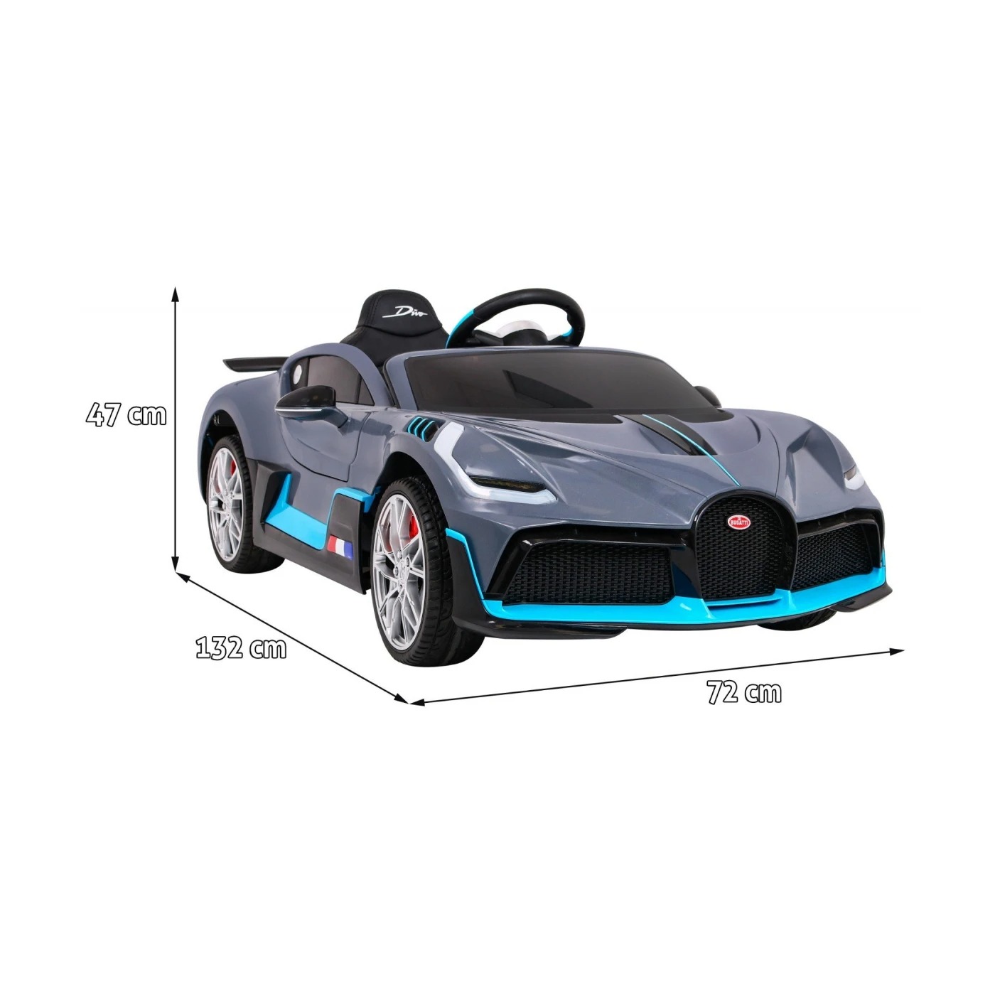 Электромобиль Ramiz Bugatti Divo 12 В на пульте управления