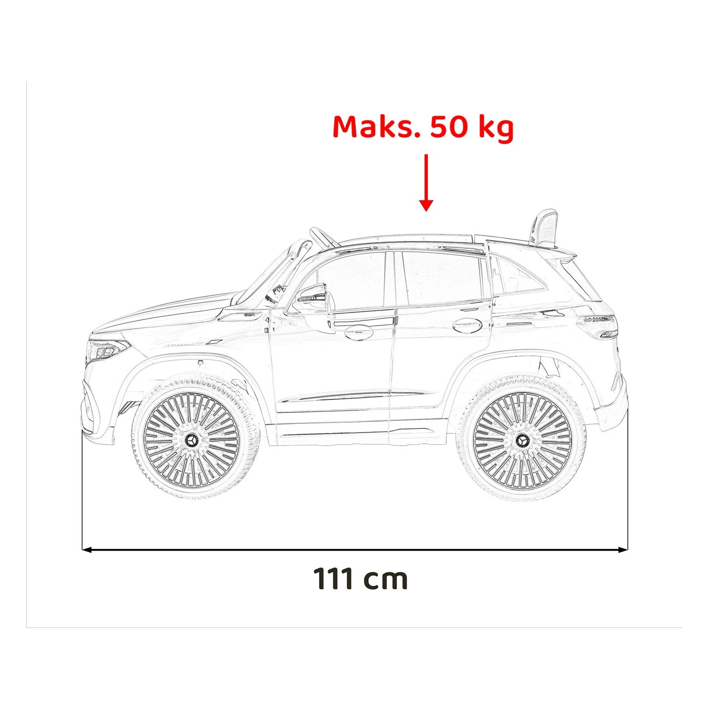 Электромобиль Ramiz Mercedes Benz EQA 250 12 В