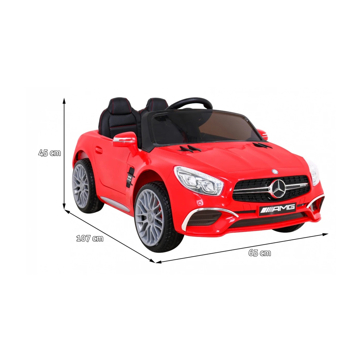 Электромобиль Ramiz Mercedes-Benz AMG SL65 S 12 В на пульте управления