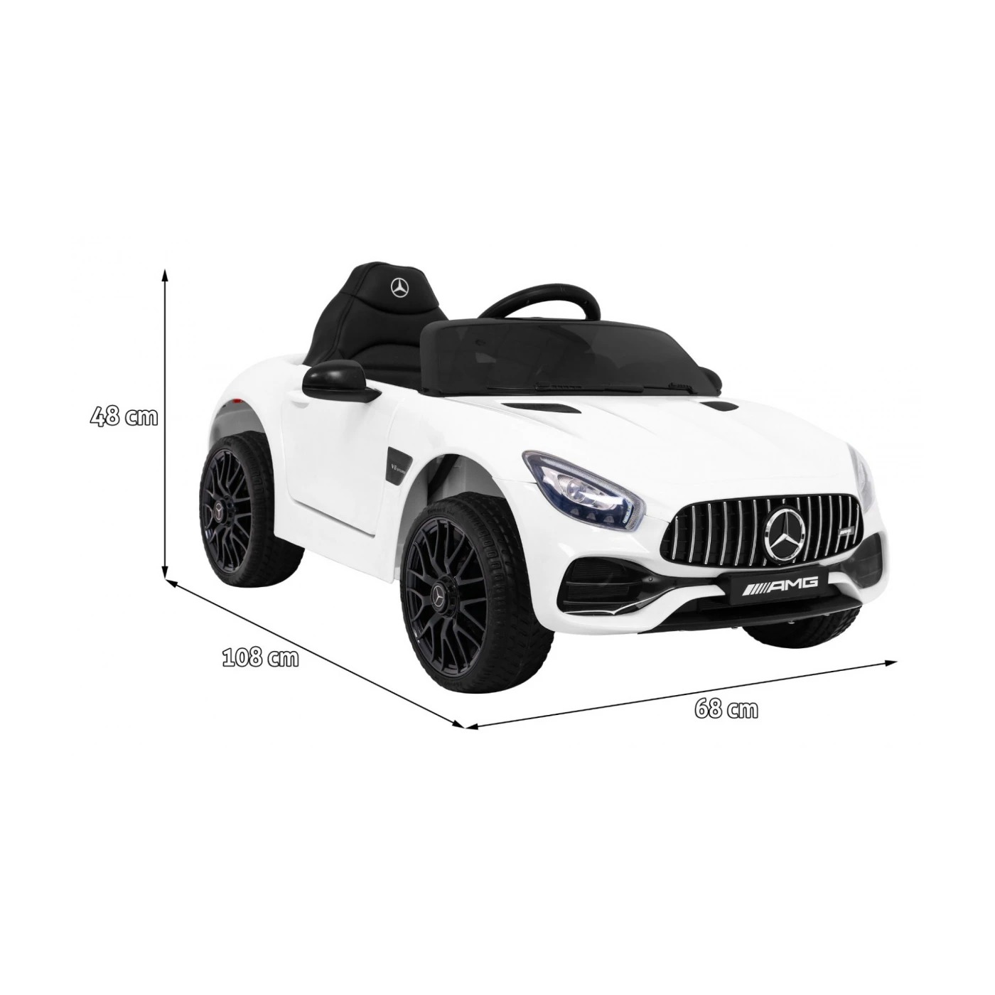 Электроавтомобиль Ramiz Mercedes Benz GT MP3 LED 12 В