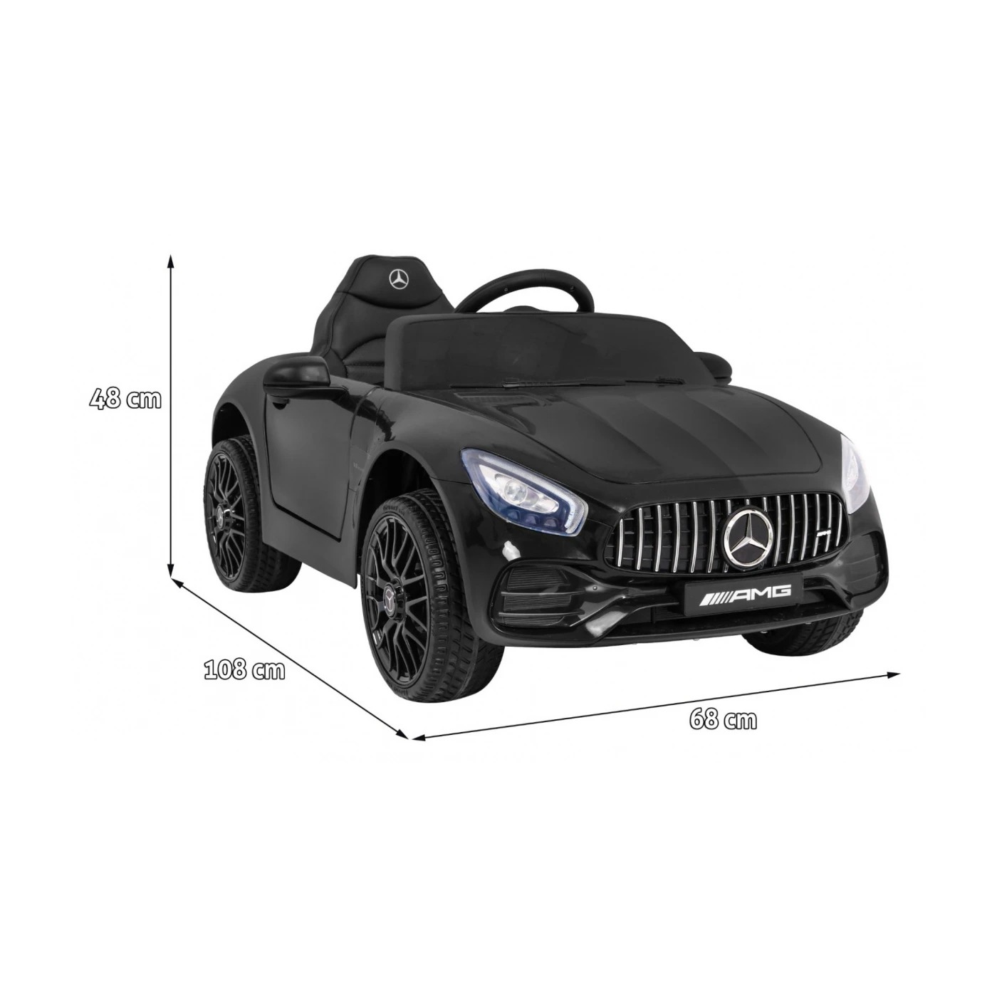 Электроавтомобиль Ramiz Mercedes Benz GT MP3 LED 12 В