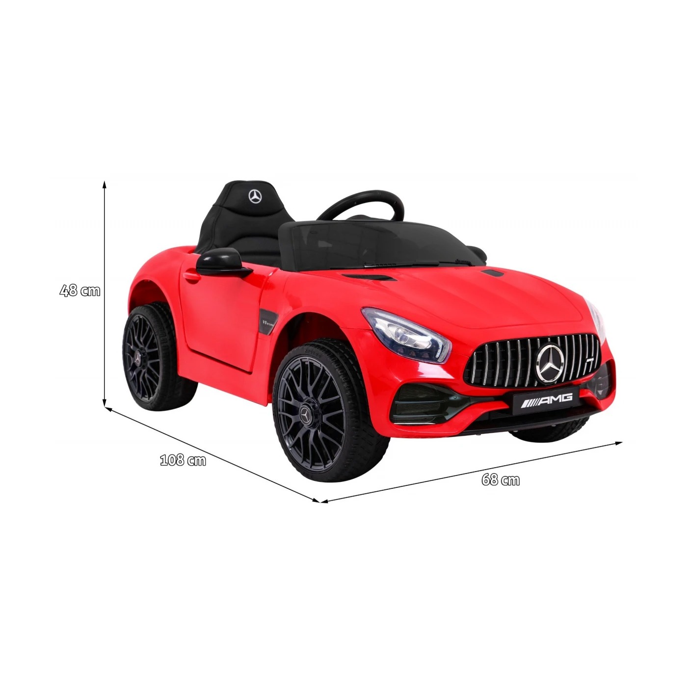 Электроавтомобиль Ramiz Mercedes Benz GT MP3 LED 12 В