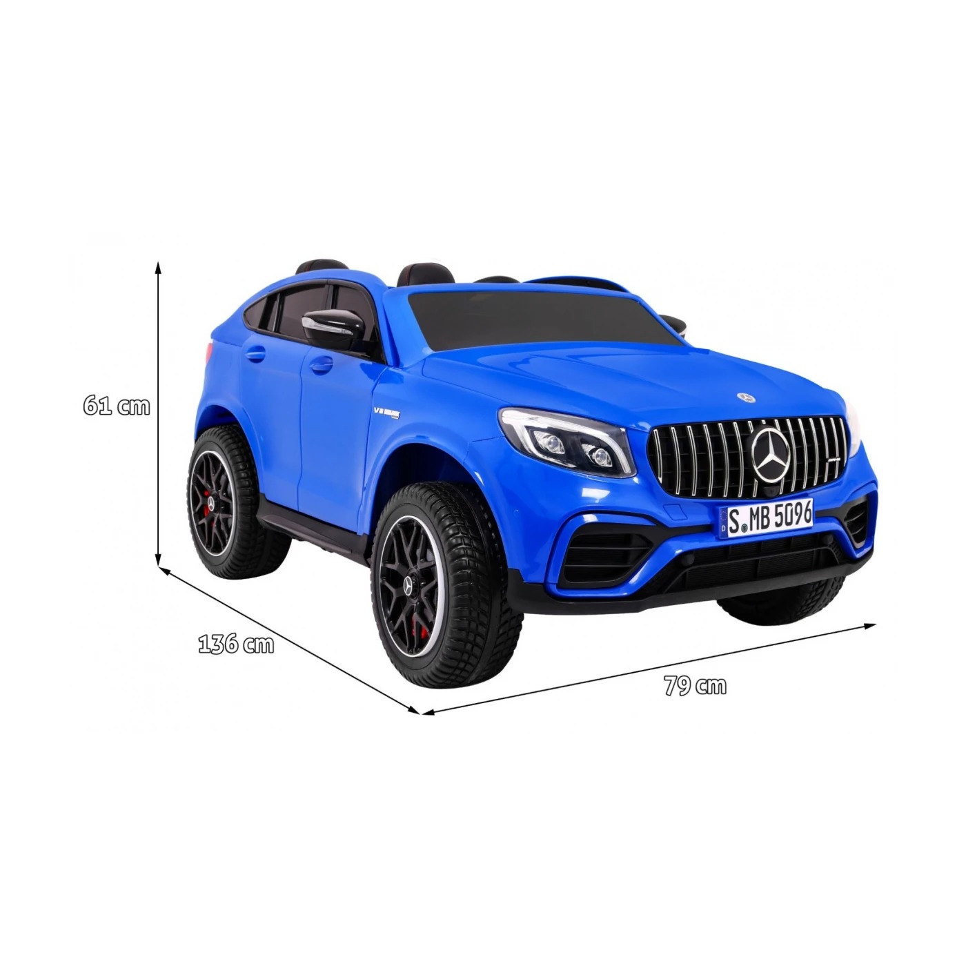 Электромобиль Ramiz Mercedes GLC 63S 2х12 В на пульте управления