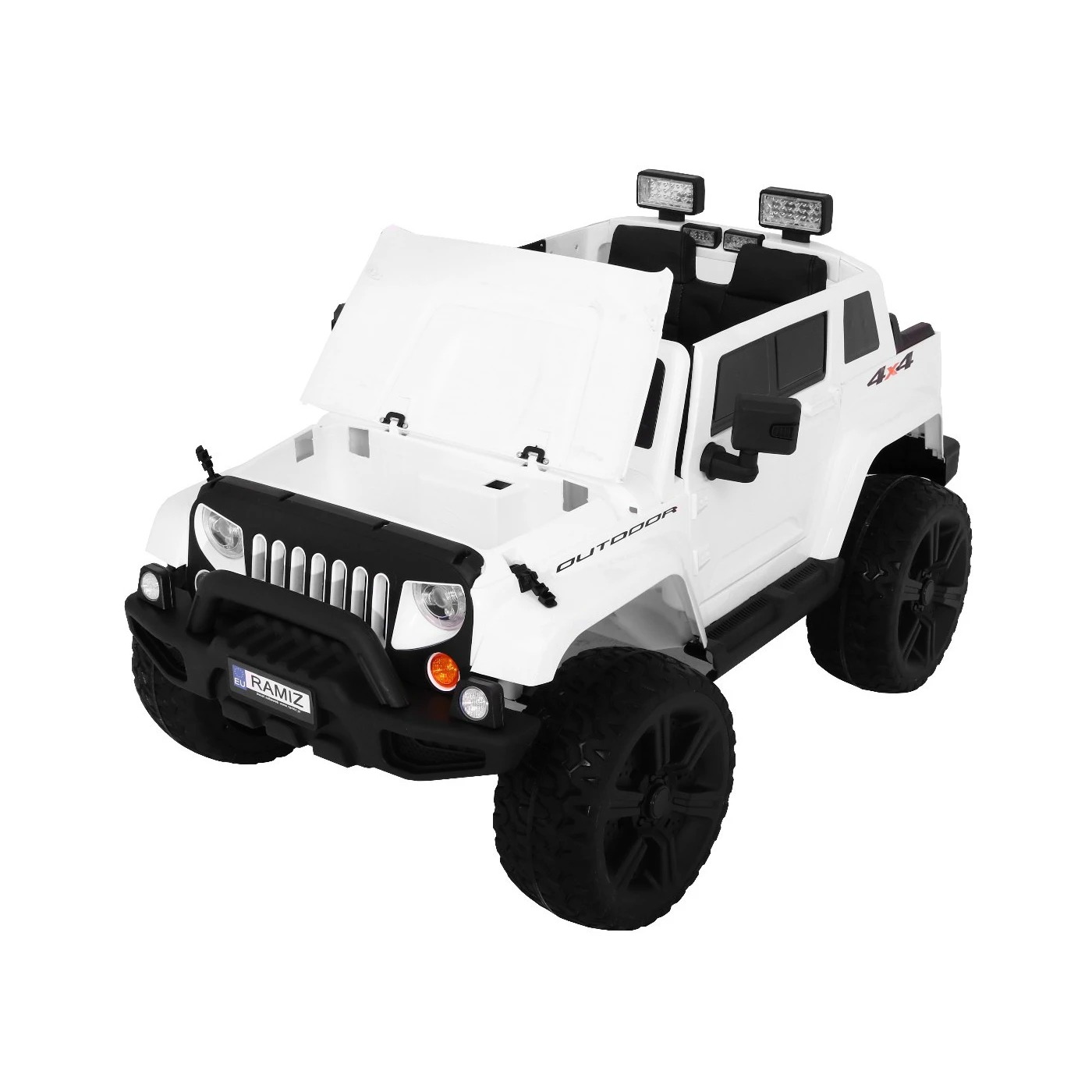 Электромобиль Ramiz Mighty Jeep 4x4 2х12 В на пульте управления