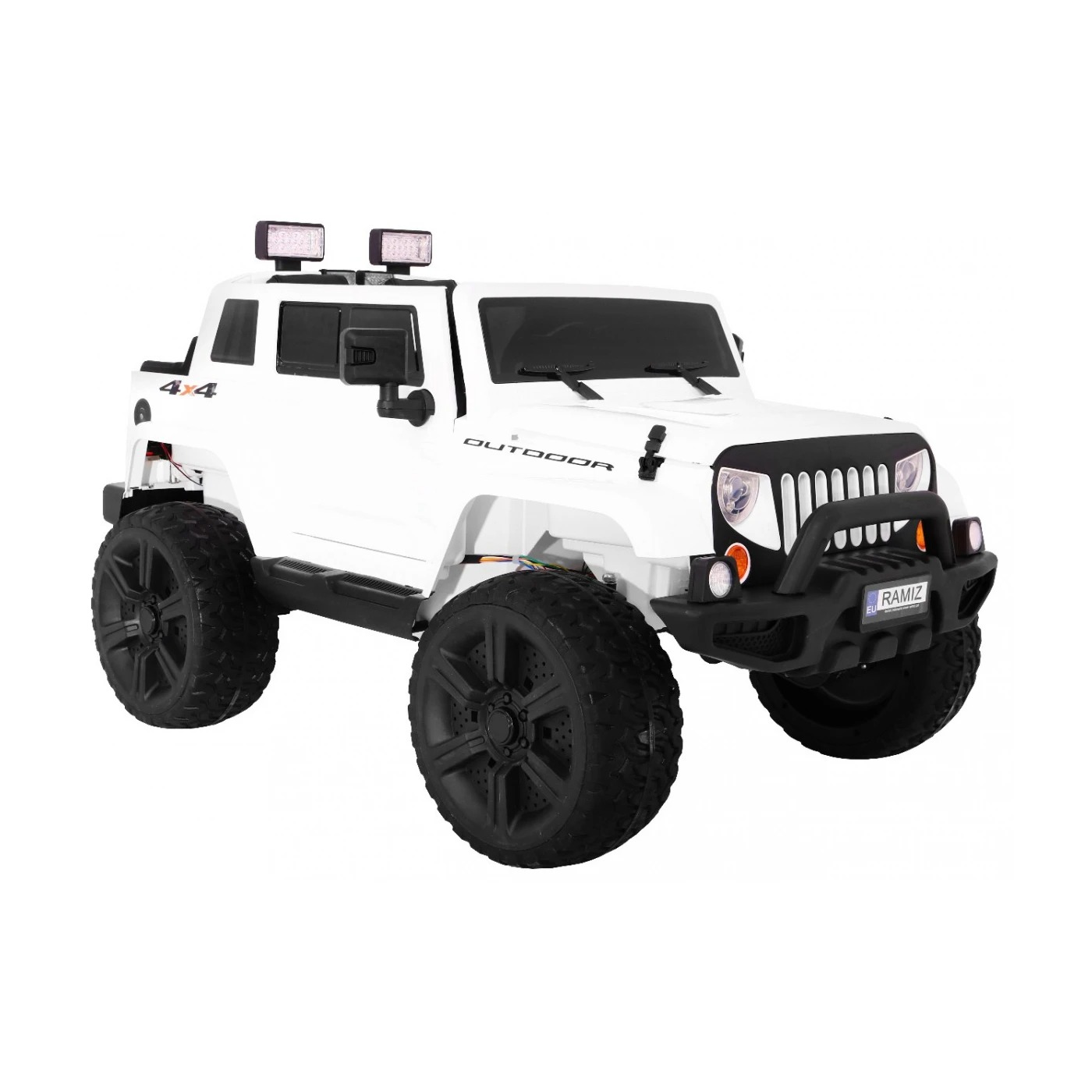 Электромобиль Ramiz Mighty Jeep 4x4 2х12 В на пульте управления
