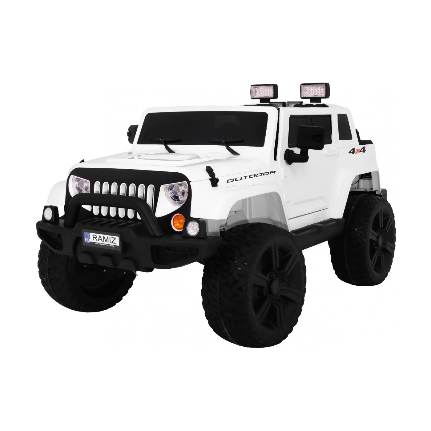 Электромобиль Ramiz Mighty Jeep 4x4 2х12 В на пульте управления