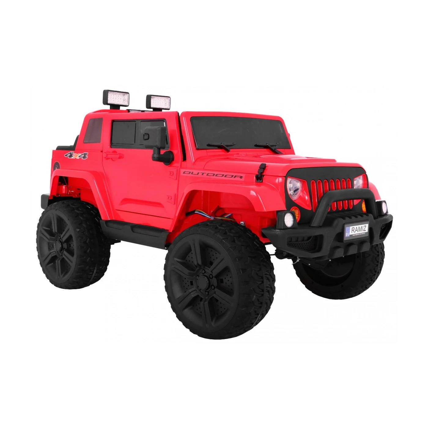 Электромобиль Ramiz Mighty Jeep 4x4 2х12 В на пульте управления