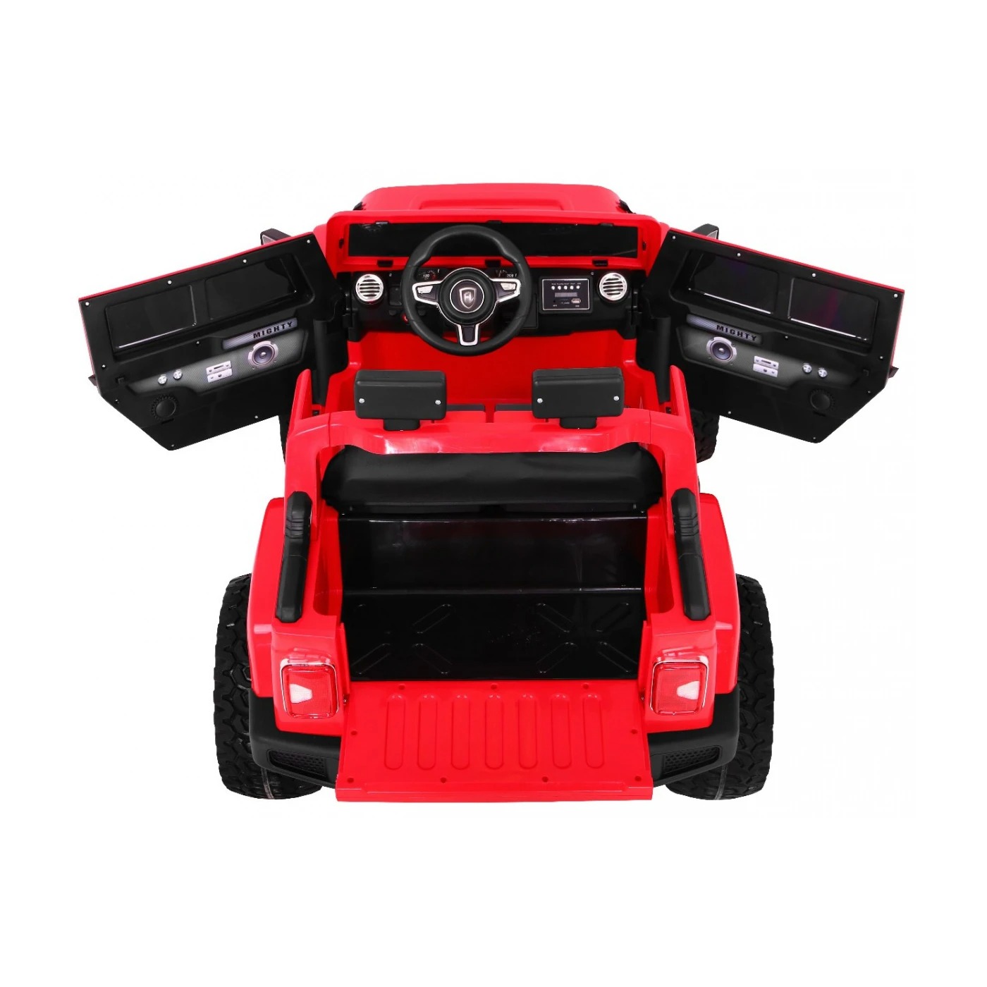 Электромобиль Ramiz Mighty Jeep 4x4 2х12 В на пульте управления