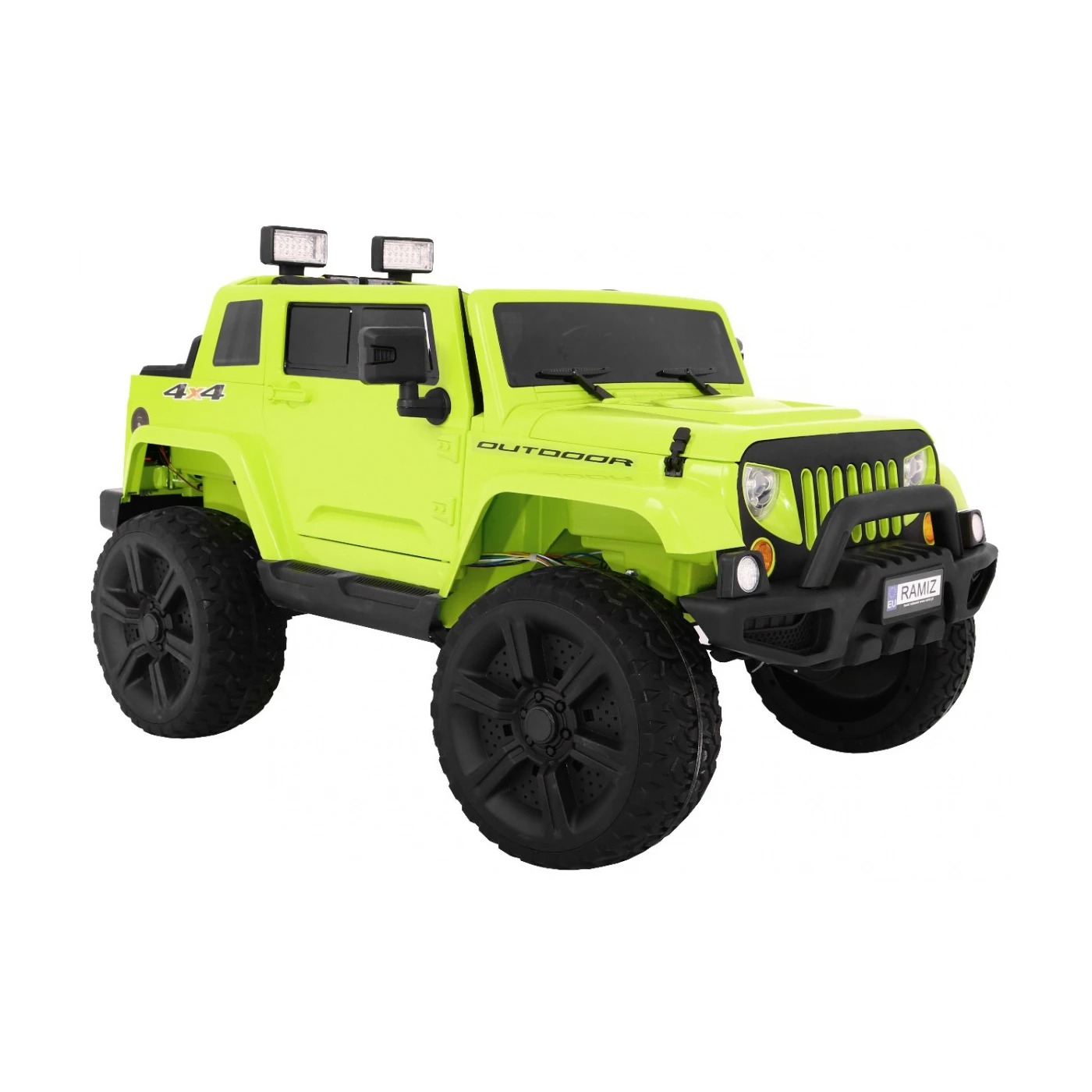 Электромобиль Ramiz Mighty Jeep 4x4 2х12 В на пульте управления