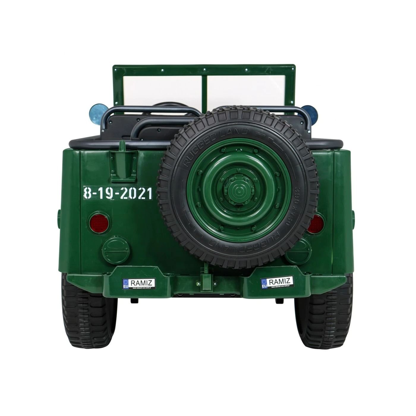 Электроавтомобиль военный Ramiz Retro Strong MP3 LED 24 В