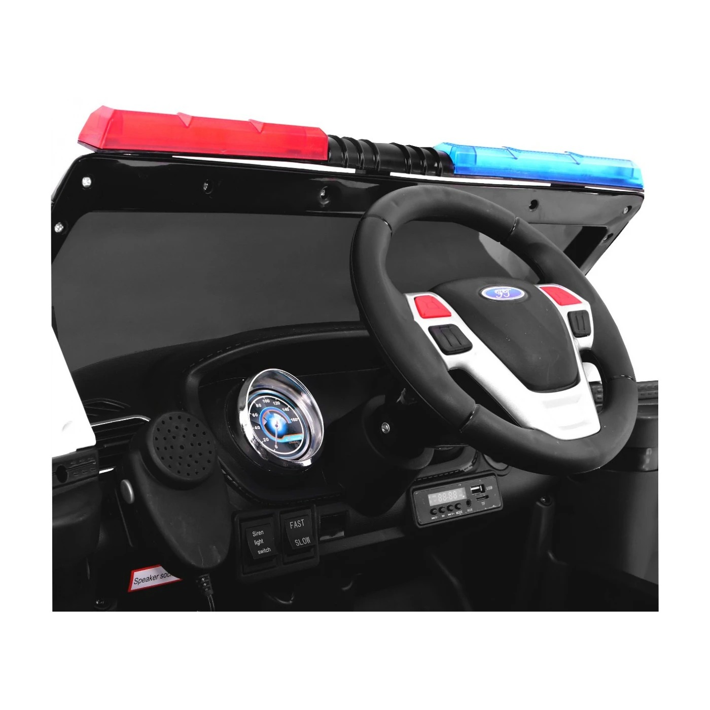 Электромобиль Ramiz SUV полиция USA 12 В на пульте управления