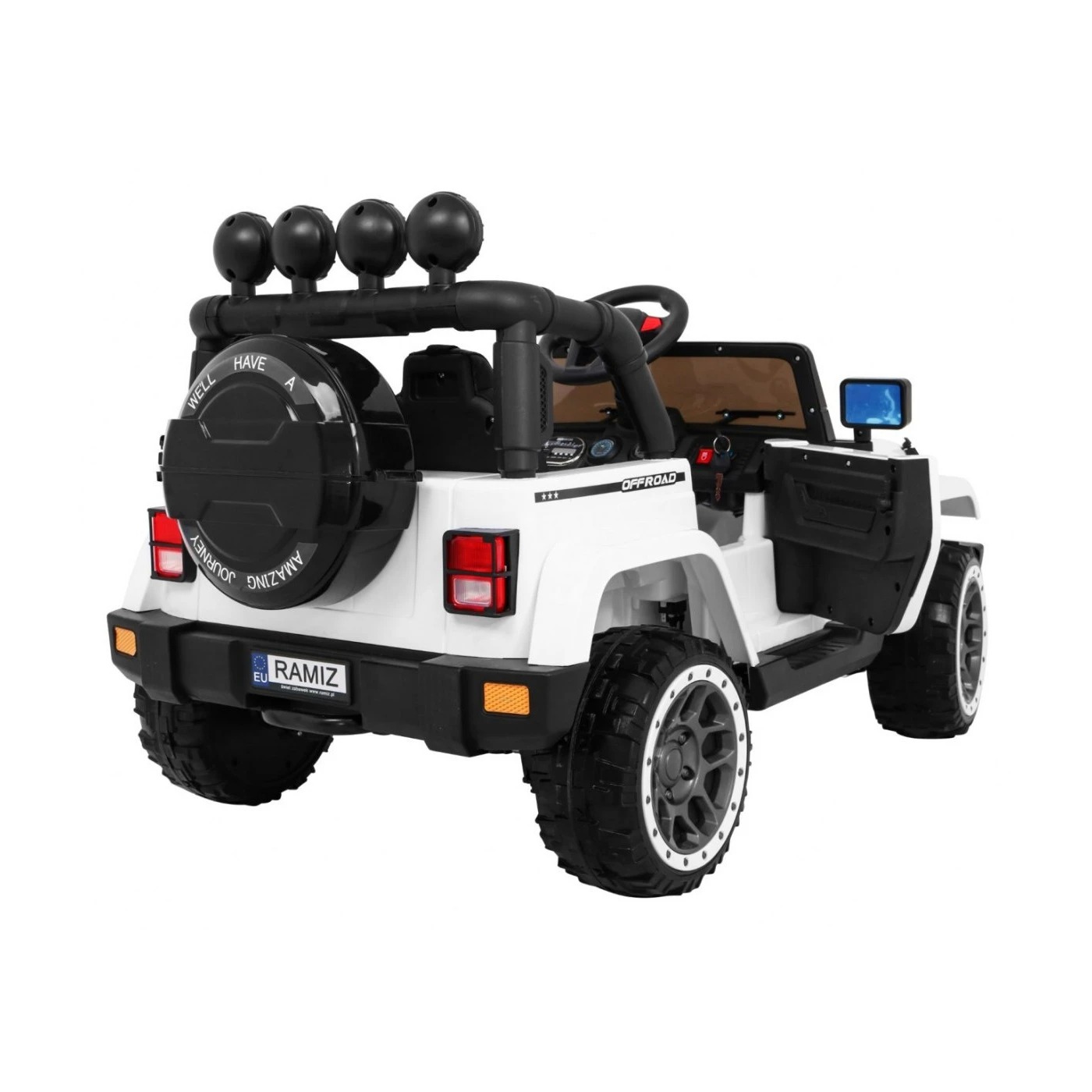 Электромобиль Ramiz Full Time 4WD Audio LED 12 В