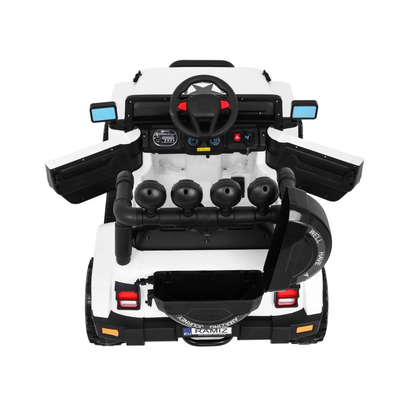 Электромобиль Ramiz Full Time 4WD Audio LED 12 В