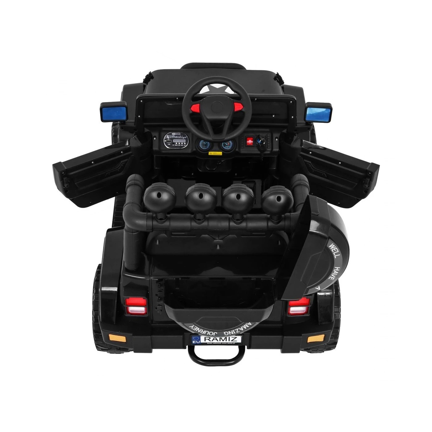 Электромобиль Ramiz Full Time 4WD Audio LED 12 В