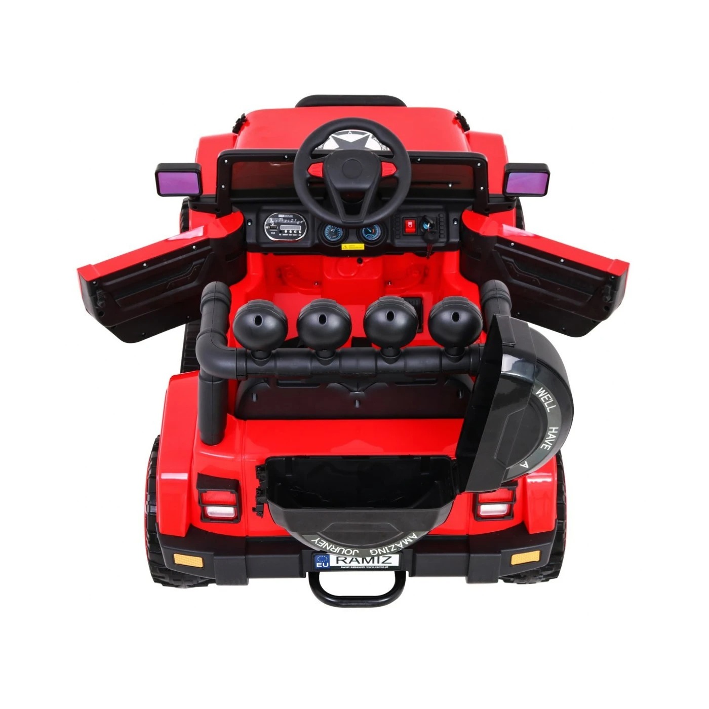 Электромобиль Ramiz Full Time 4WD Audio LED 12 В