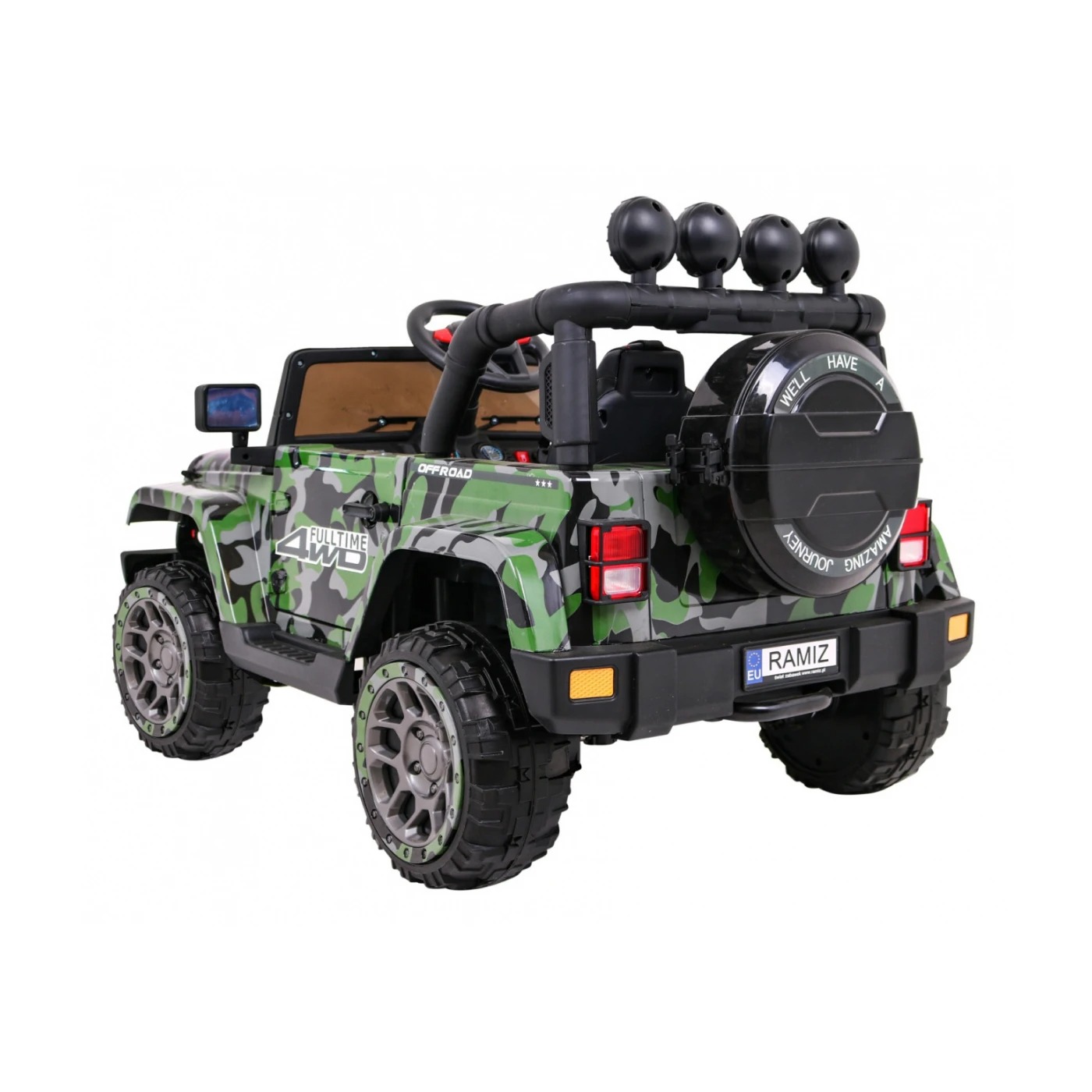 Электромобиль Ramiz Full Time 4WD Audio LED 12 В