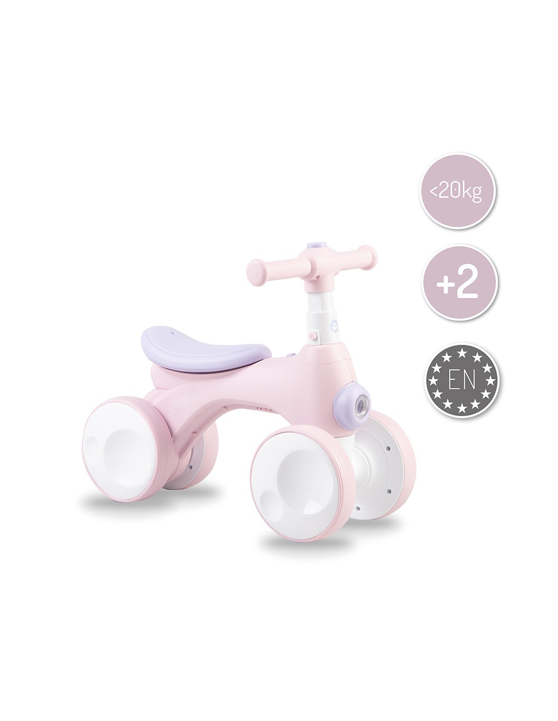 Беговел MoMi Tobis со светом и мыльными пузырями