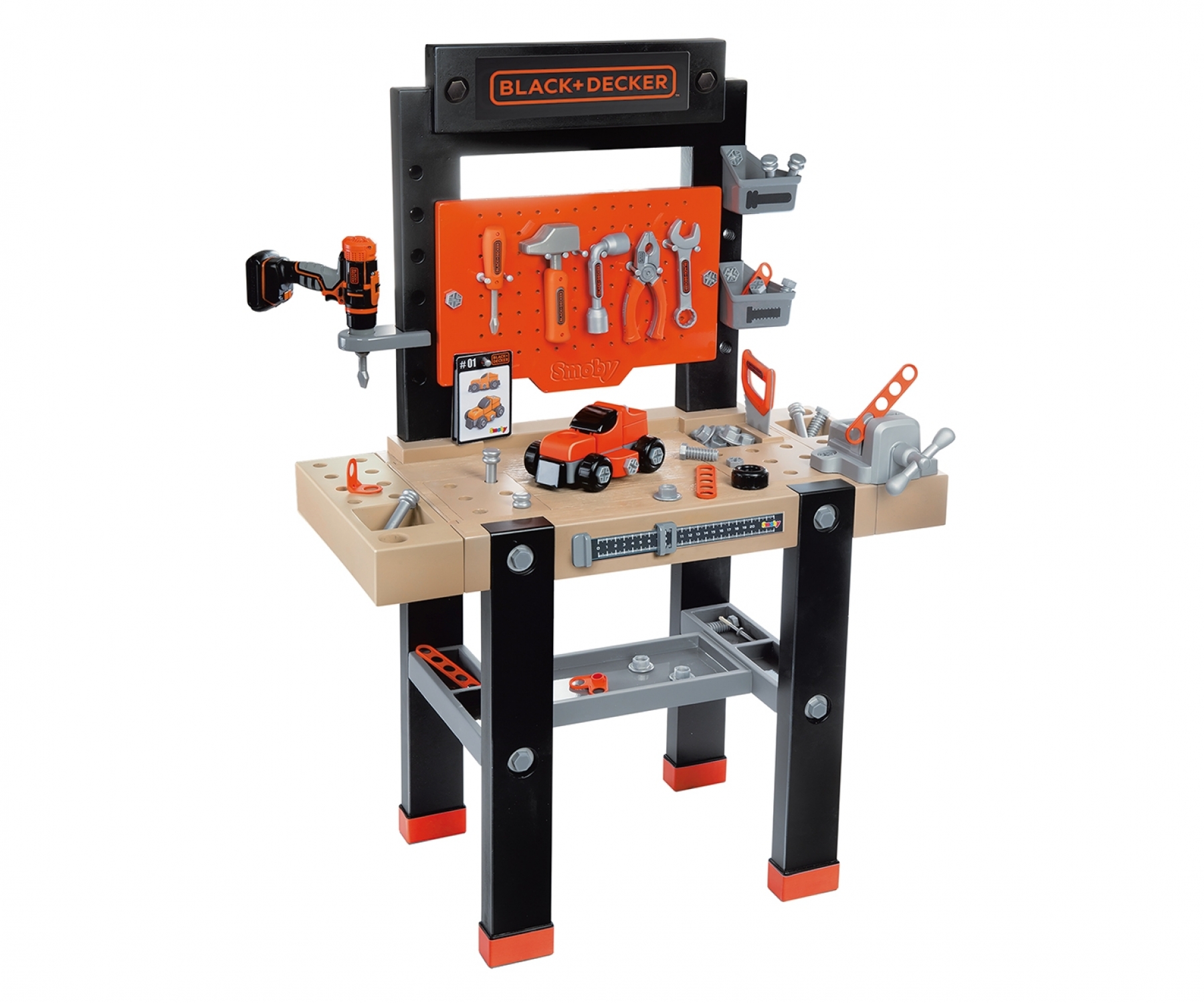 Мастерская Smoby Black & Decker Bricolo Center 92 аксес., 360727