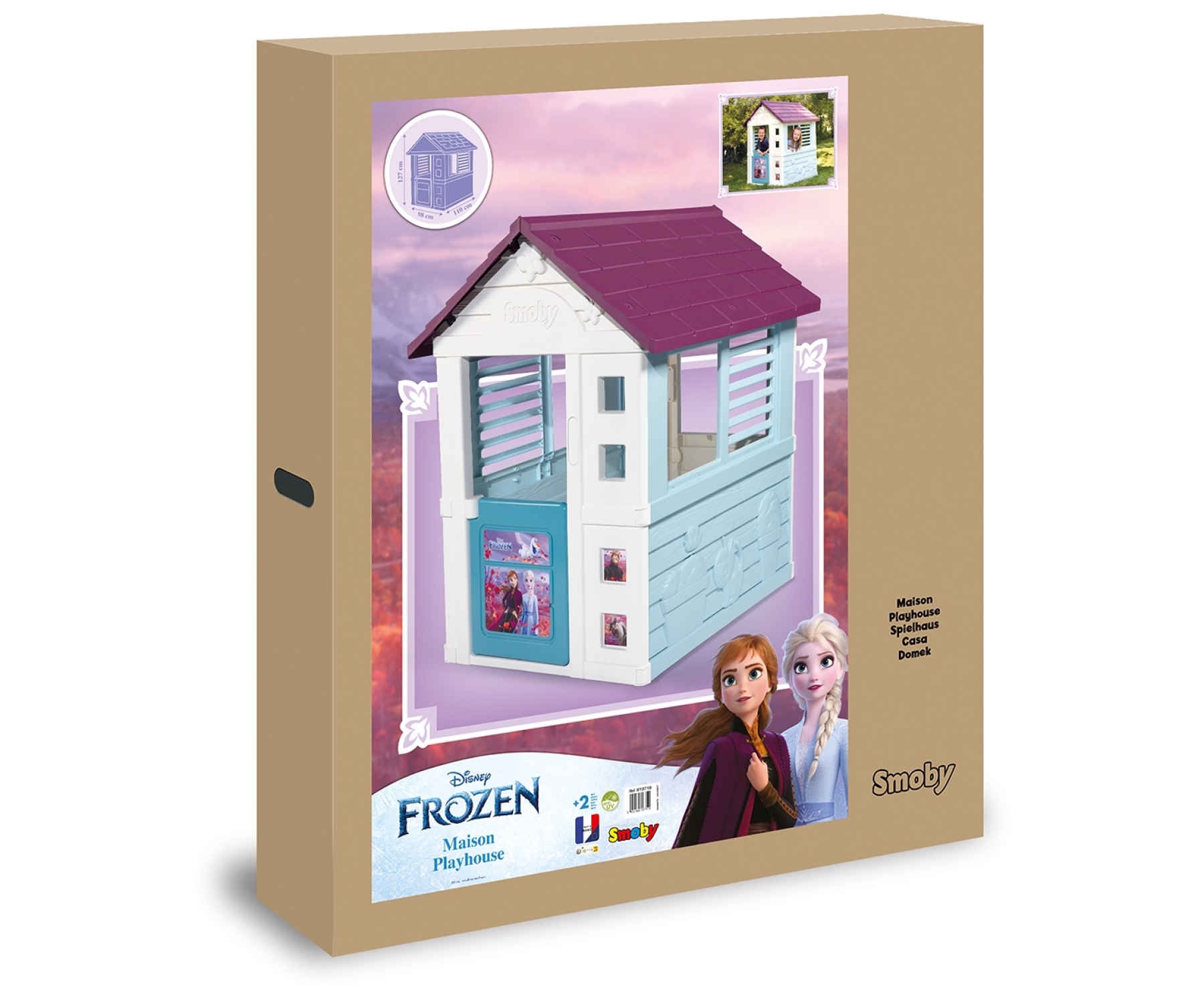 Детский игровой домик Smoby Frozen (Kraina Lodu), 810719