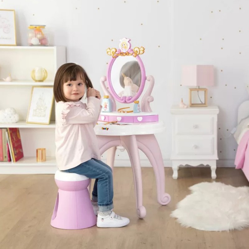 Туалетный столик 2 в 1 Smoby Disney Princess + 10 аксес., 320250