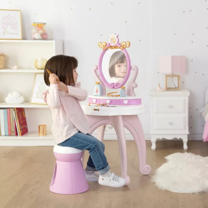 Туалетный столик 2 в 1 Smoby Disney Princess + 10 аксес., 320250