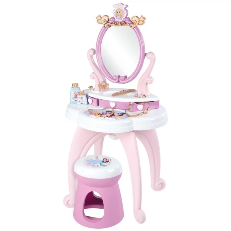 Туалетный столик 2 в 1 Smoby Disney Princess + 10 аксес., 320250