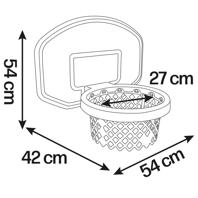 Баскетбольный щит с кольцом Smoby, 820700