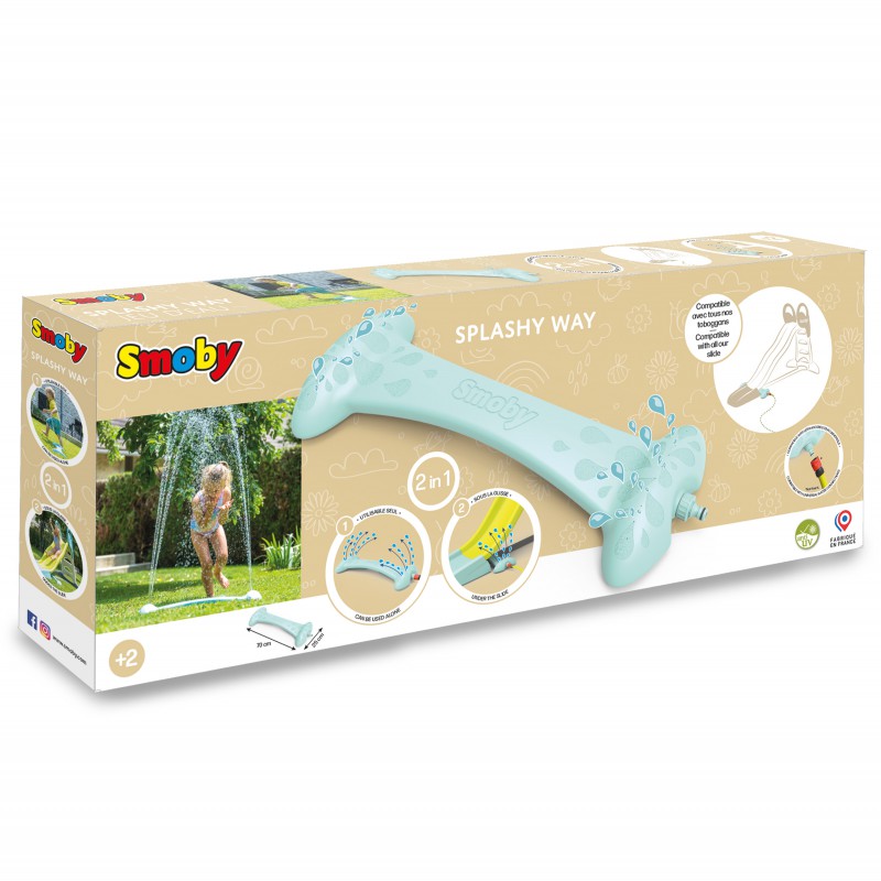 Детский садовый фонтан 2 в 1 Smoby Splashy Way, 820701