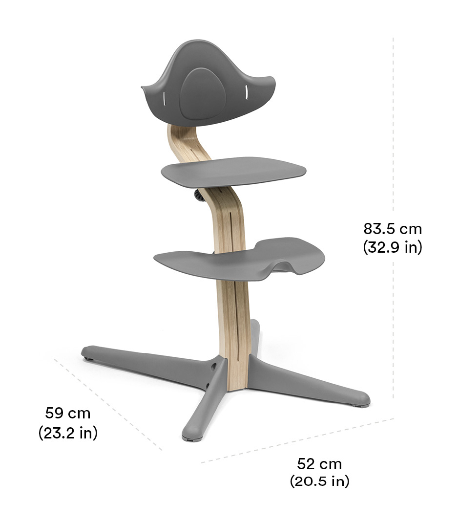Стульчик для кормления Stokke Nomi основание Walnut (орех)