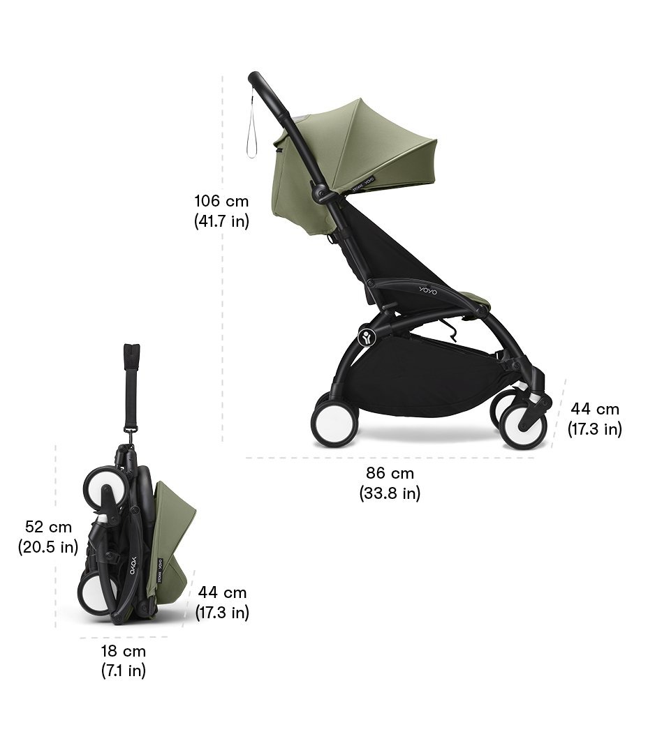 Прогулочная коляска Stokke Yoyo 3 шасси Black