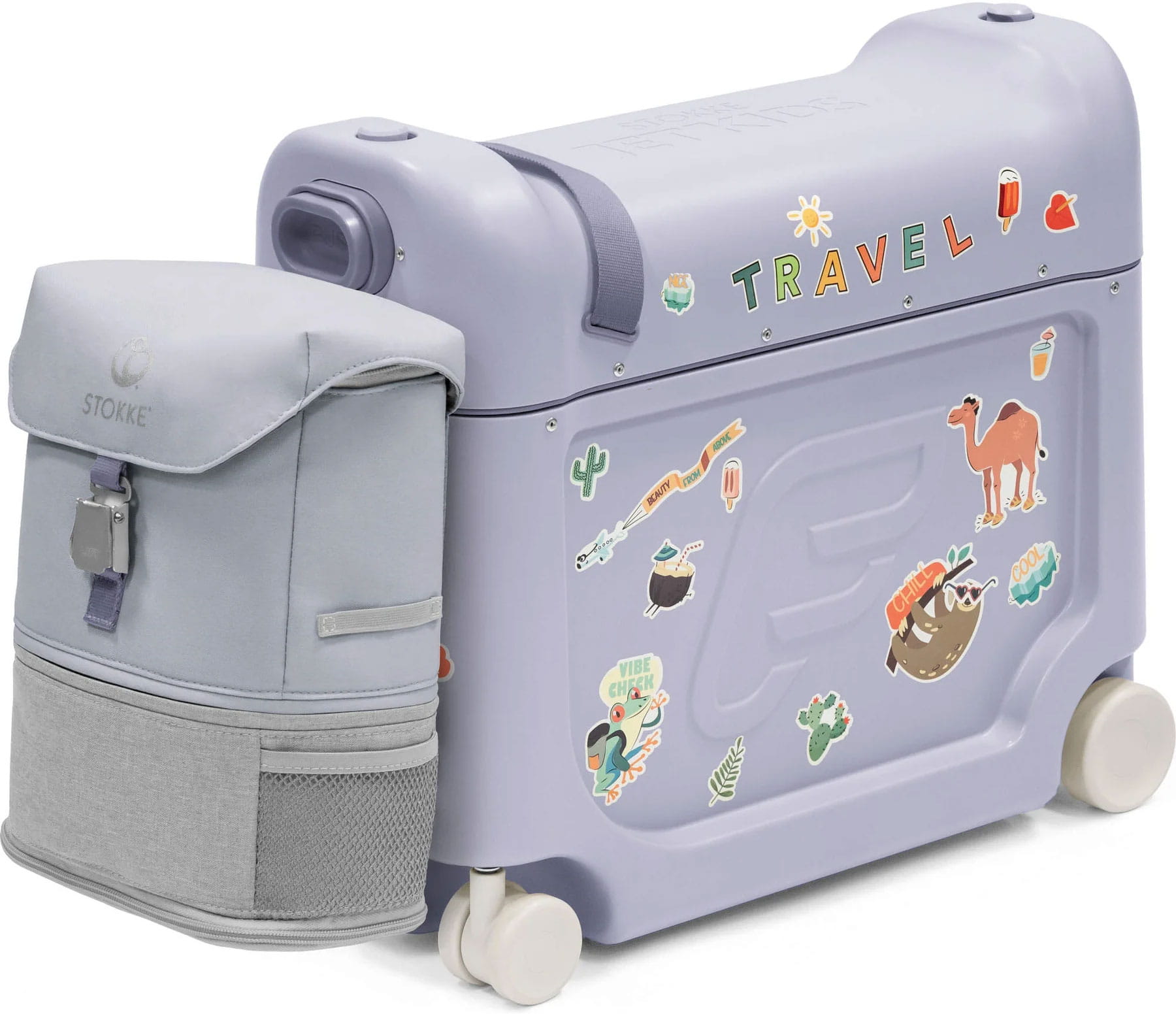 Набор Stokke Jetkids чемодан BedBox + рюкзак Crew Backpack