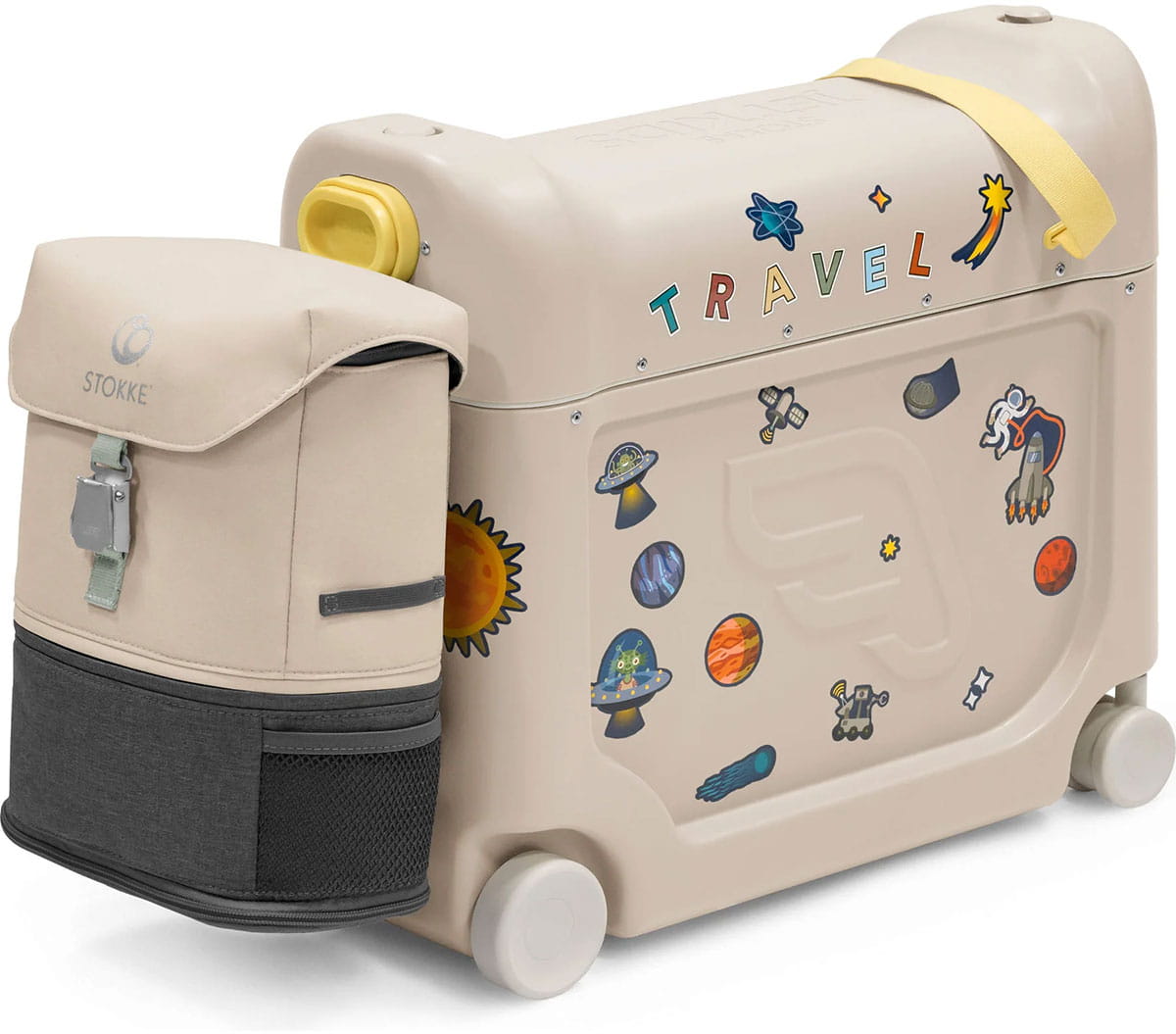 Набор Stokke Jetkids чемодан BedBox + рюкзак Crew Backpack