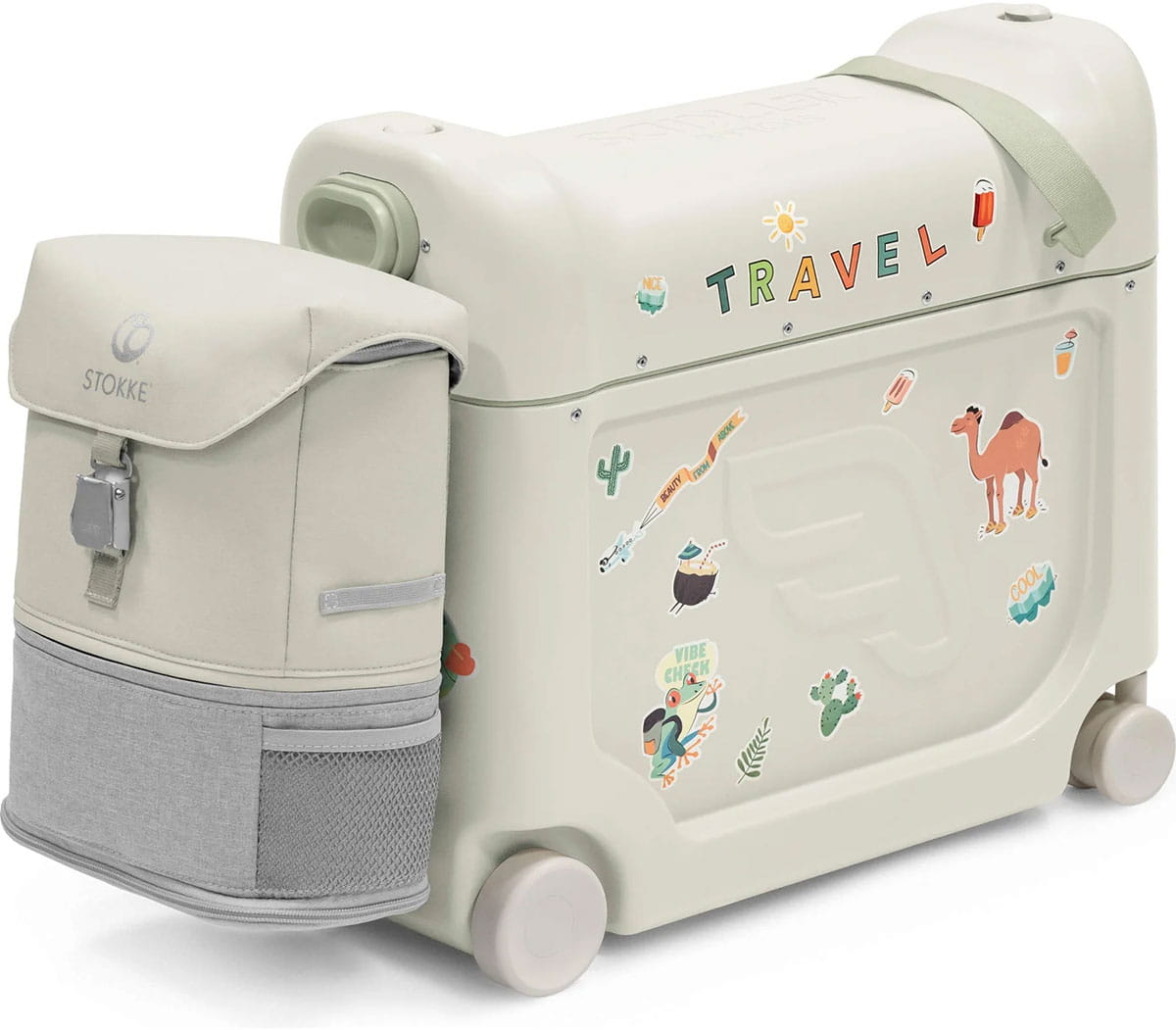 Набор Stokke Jetkids чемодан BedBox + рюкзак Crew Backpack