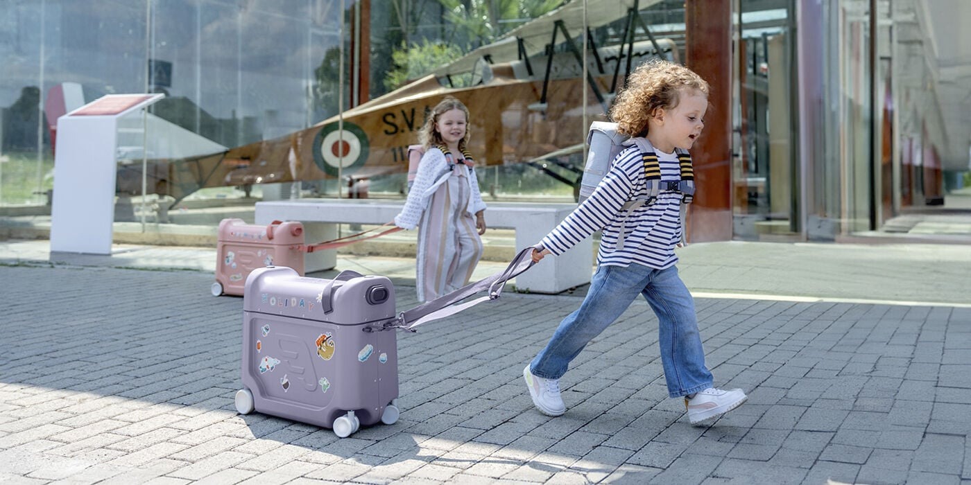 Набор Stokke Jetkids чемодан BedBox + рюкзак Crew Backpack