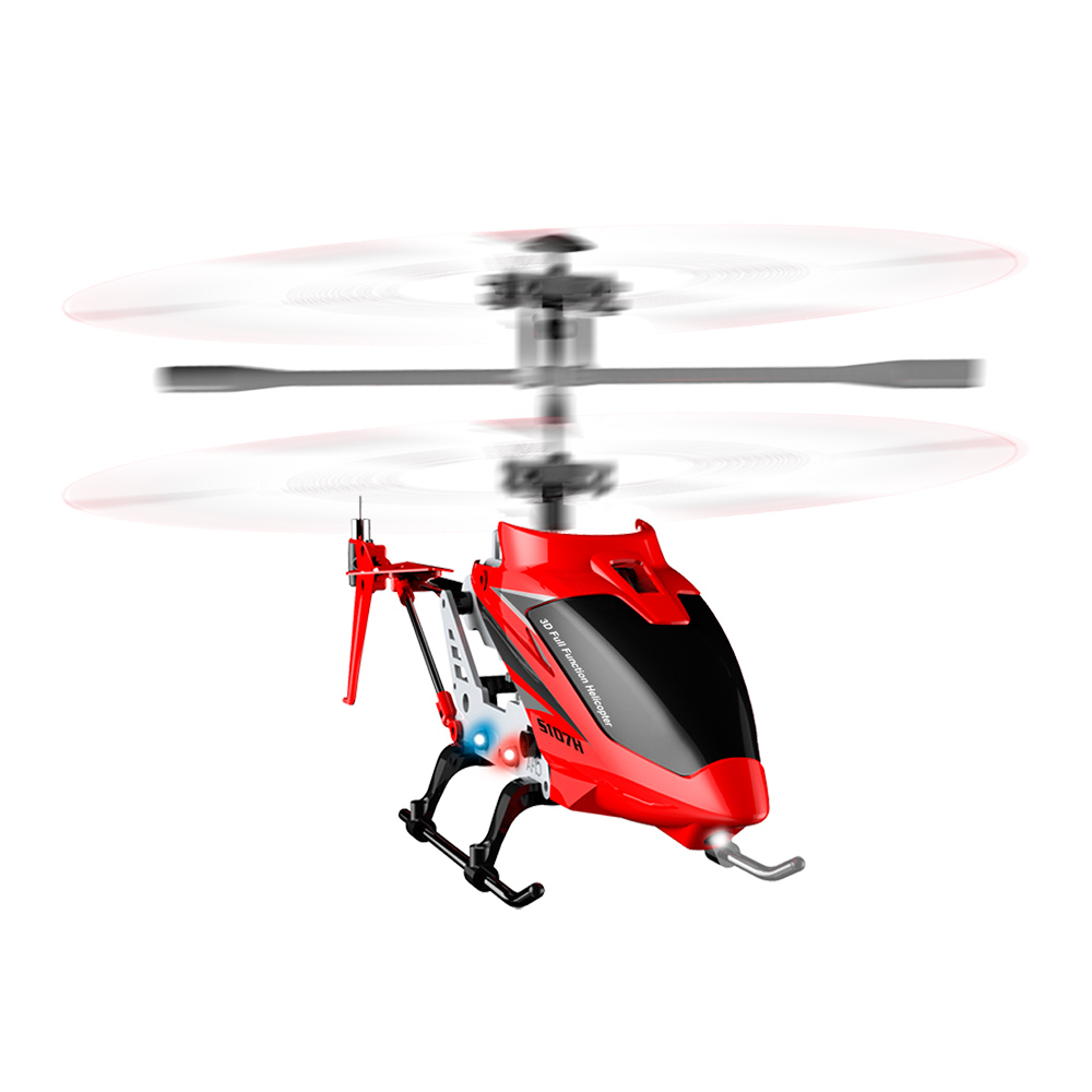 SYMA Вертолёт с 2,4 Ггц управлением, светом, барометром и гироскопом (22 см), S107H