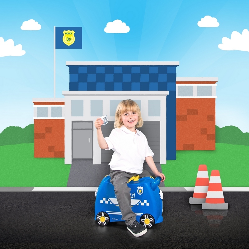Чемоданчик на колесах Trunki Percy the Police Car