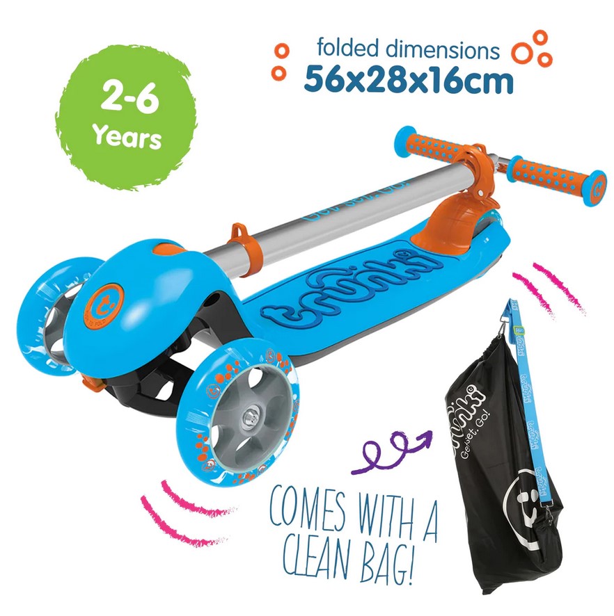 Детский 3-колесный самокат Trunki, TRU-SCS-EU-ZZ-01, TRU-SCS-EU-ZZ-02