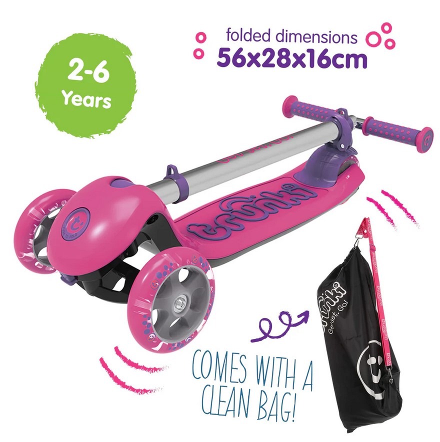 Детский 3-колесный самокат Trunki, TRU-SCS-EU-ZZ-01, TRU-SCS-EU-ZZ-02