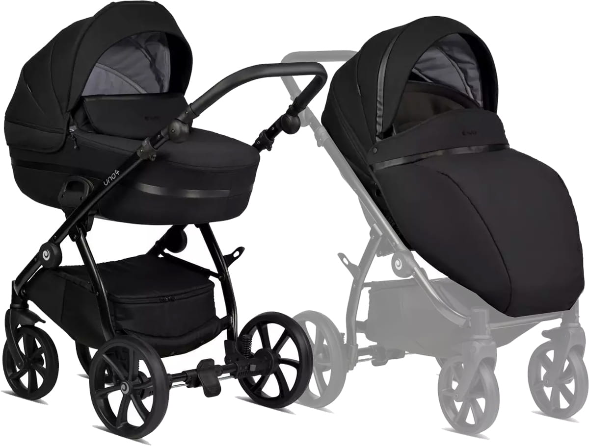 Универсальная коляска 2 в 1 Tutis Uno 3 Plus Special Black Edition