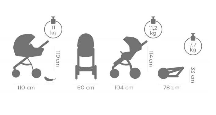 Универсальная коляска 2 в 1 Tutis Uno 3 Plus Special Black Edition