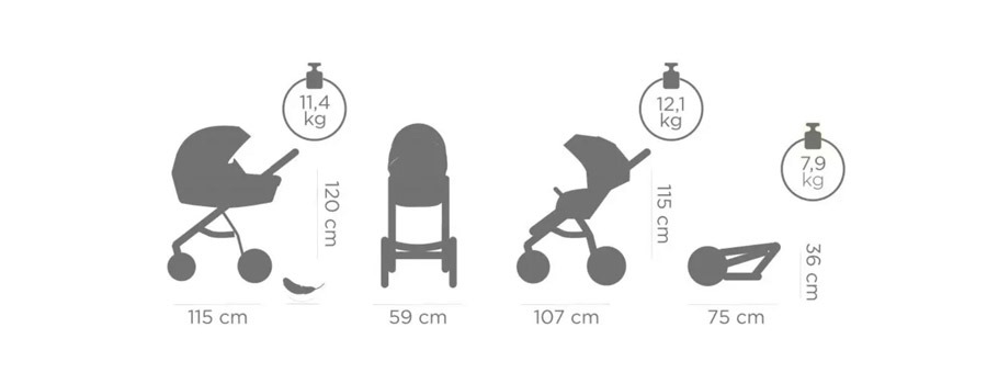 Универсальная коляска 2 в 1 Tutis Viva 5 Plus