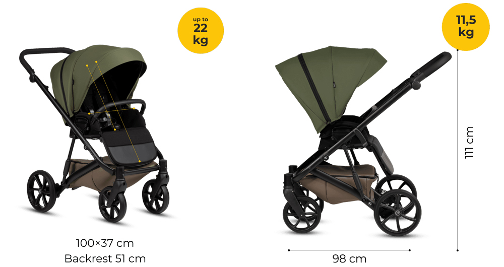 Универсальная коляска 2 в 1 Tutis Viva 6 Plus