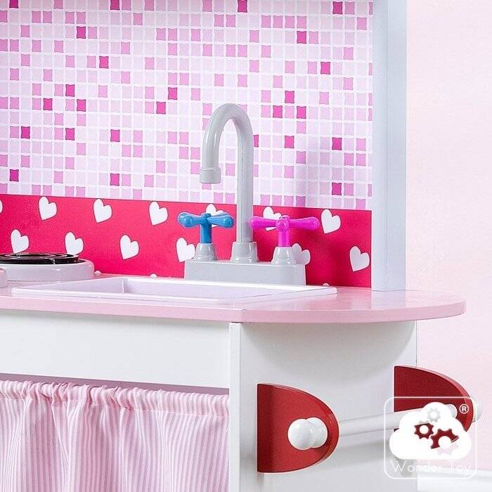 Детская деревяная кухня Wonder Toy Sweet Cherry, 2268