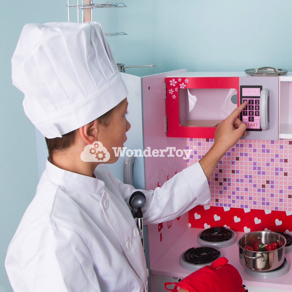 Детская деревяная кухня Wonder Toy Sweet Cherry, 2268