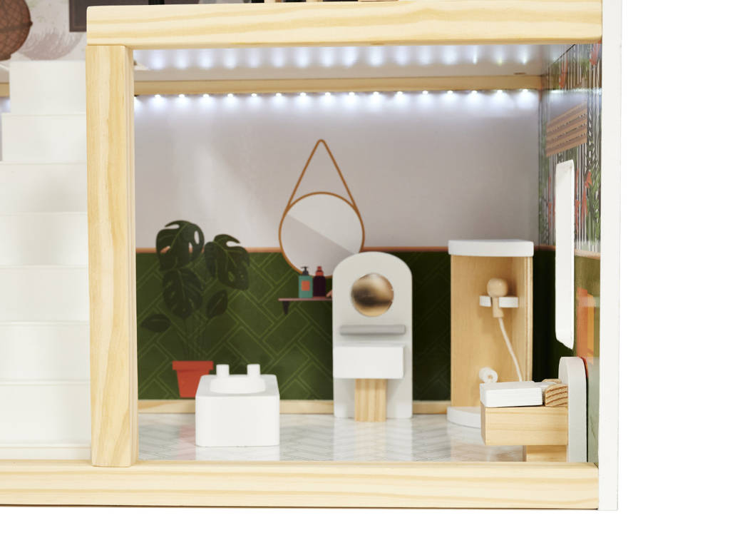 Кукольный домик Wonder Toy Александра + освещение, WTIK5944