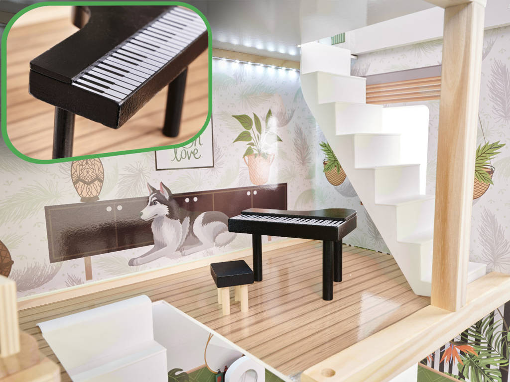 Кукольный домик Wonder Toy Александра + освещение, WTIK5944