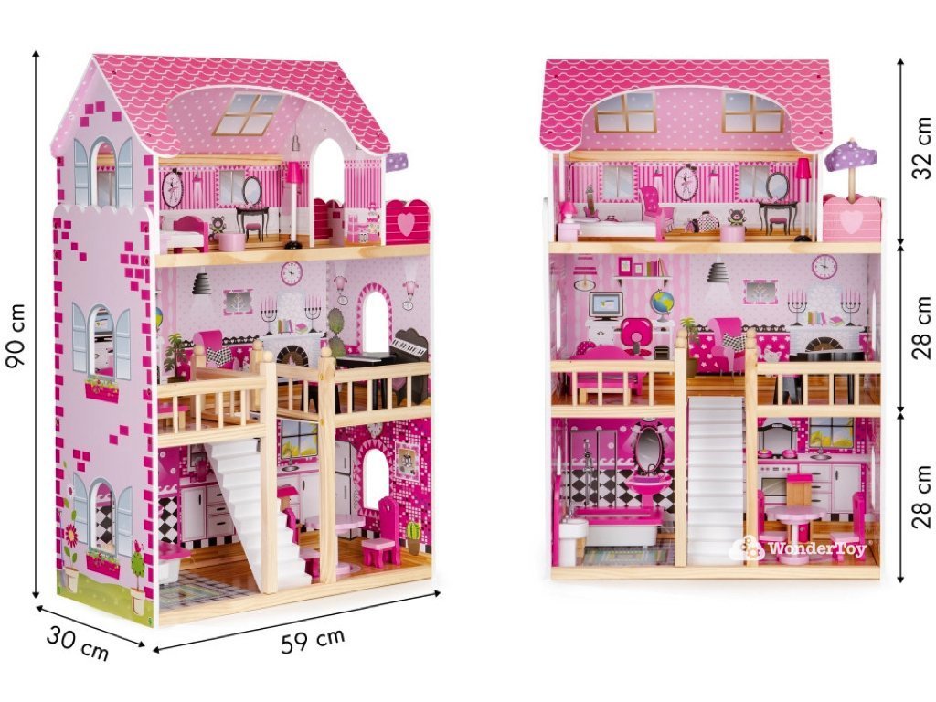 Кукольный домик Wonder Toy Мэри, WTJD2727
