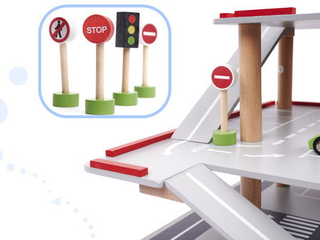 Паркинг деревяный Wonder Toy IKWTKX5853