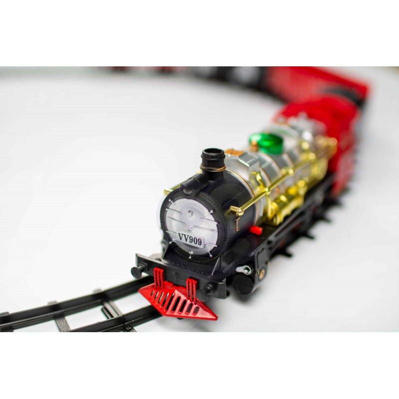 Электропоезд Woopie Железнодорожная колея со звуком и светом  29 аксес., 30449